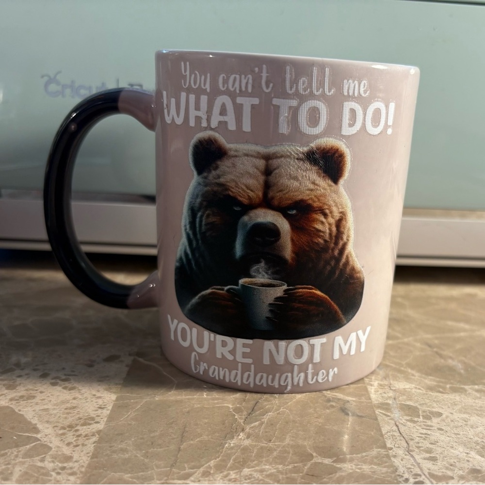 Bear Graphic Coffee Mug